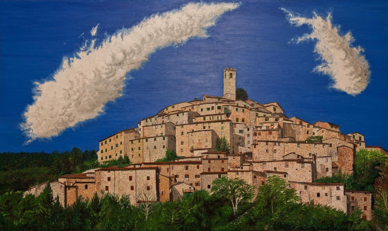 La Vecchia Locanda Castelnuovo di Val di Cecina Kültér fotó